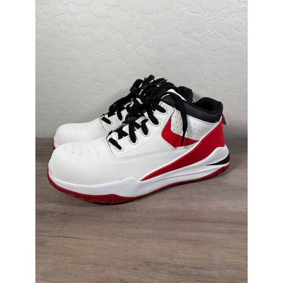 Avenger Reaction Carbon‎ Toe SR A812 Mens 10.5 White Leather Work & Safety Shoes